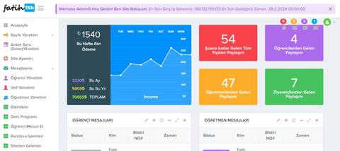 Özel okul ve kurslar için Dersonet tarzı sistem yaptım ilgilenen olurmu?