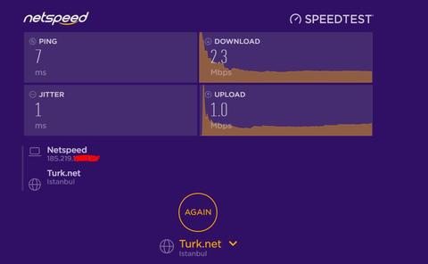 Netspeed Hız Düşmesi (Güya Çalışma Yapıldı)