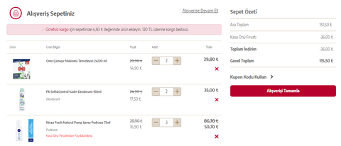 Rossmann - Opet Yakıt Puan - Çek Kazan (Omo Mak. Temiz.) - Qumpara ( Fa Deodorant )