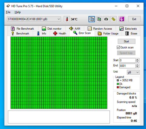 Sıfır olarak alınan HDD bölünmüş çıktı