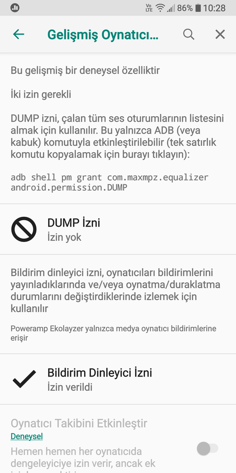 Poweramp Equalizer sadece 8 TL