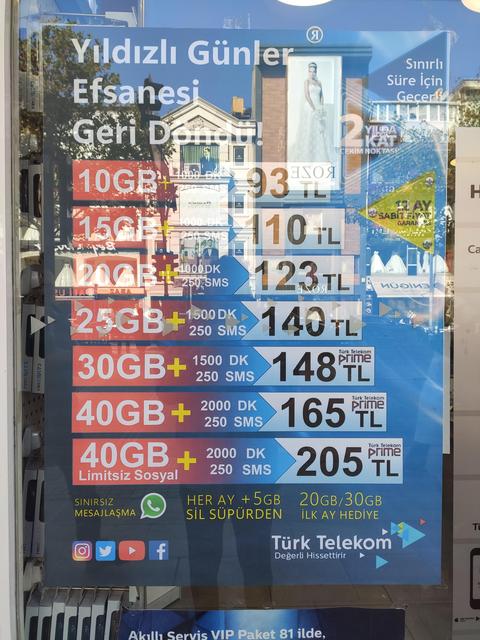 TÜRK TELEKOM YILDIZLI GÜNLER EFSANESİ 50GB+S.S.M 345₺