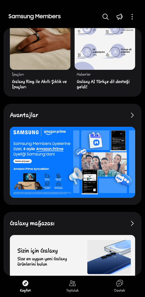 Bedava Amazon prime üyeliği