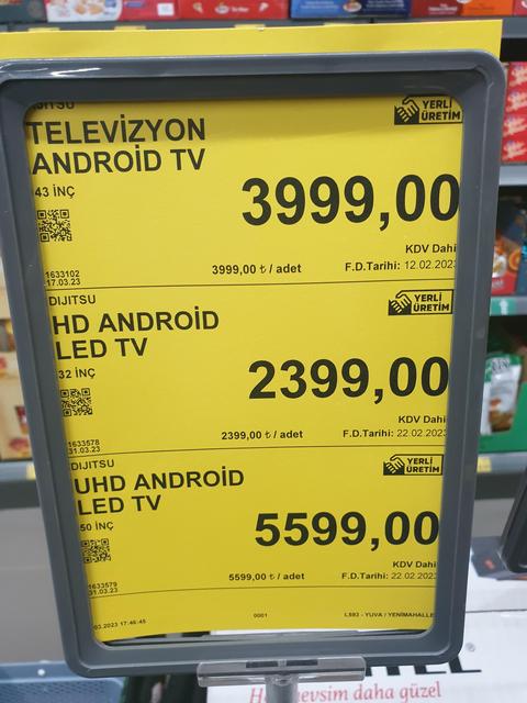 DİJİTSU 55 inç 4k Android  UHD Led TV 5999. (Bim içerir)