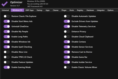 Windows 10 Oyun Optimizesi