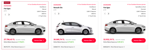 Kiralık araçta sigorta ve kaskoyu anlayamıyorum.