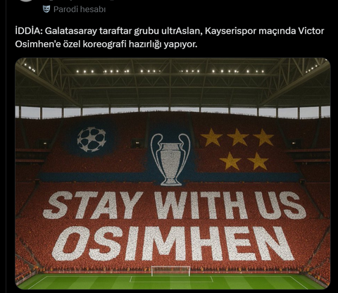 Osimhen için Koreografi önerisi