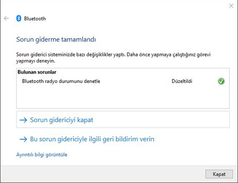 BLUETOOTH SİNYAL KESİLME SORUNU