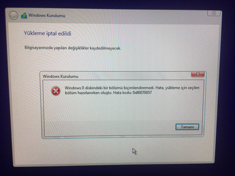 Windows 11 format sırasında siyah ekranda kalıyor (birsürü hata)