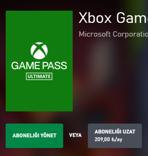 Game Pass [ANA KONU]