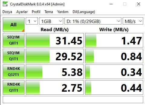  FLASH DISK TEST BAŞLIĞI!!!