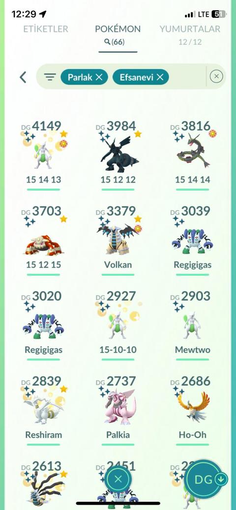 LVL 50 satılık Pokemon Go hesabı