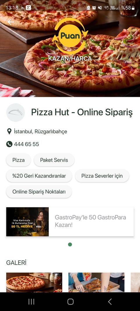 Hepsiburada Premium ile Pizza Hut'ta Büyük Boy Pizzalar 70 TL