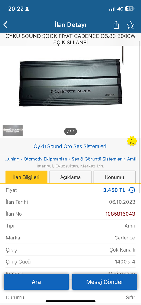 Amfi konusunda yardım