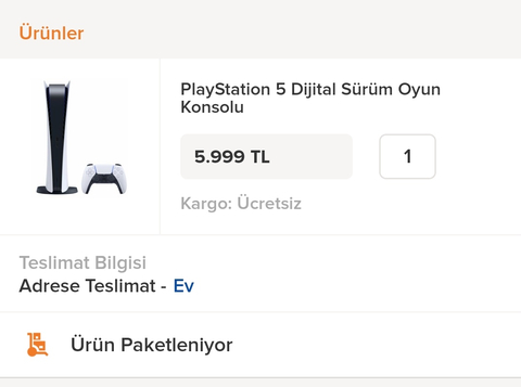 PlayStation 5 STOK TAKİP VE BİLDİRİM