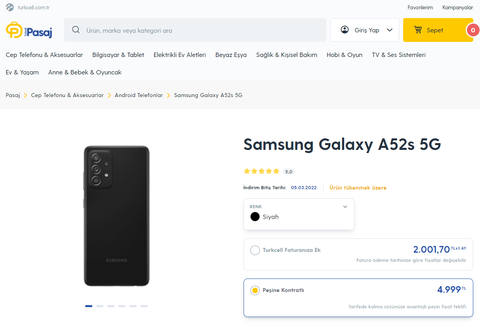 Samsung Galaxy A52s 5G [ANA KONU]