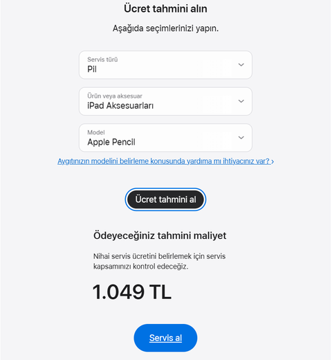 Apple Pencil Pil Değişimi