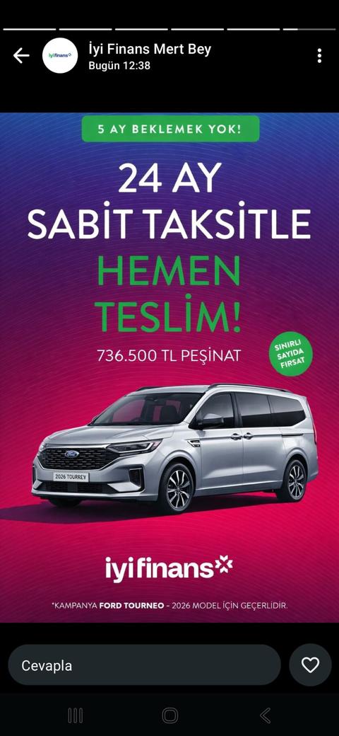 İyi Finans Hemen Teslim Araç Kampanyası