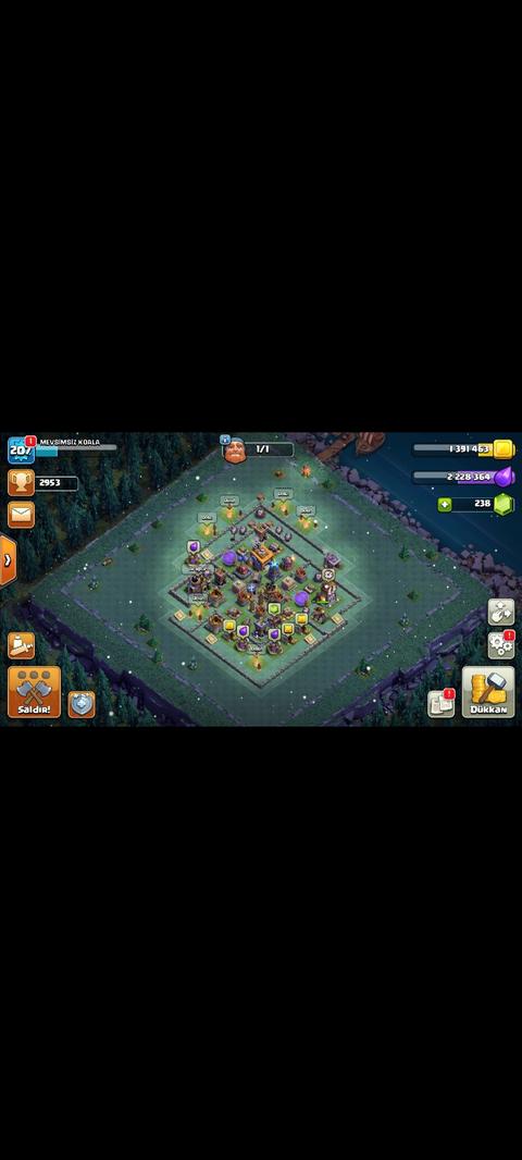 207 Level Full köy(05427863021) Supercell ID bağlı İsim hakkı yok