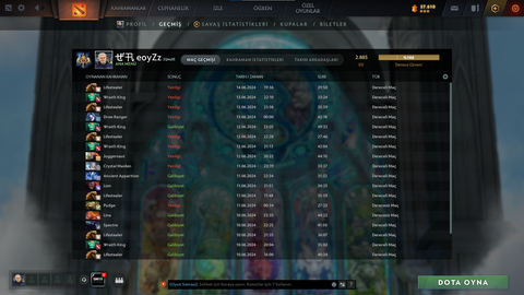 Dota 2 Dolu Account Satılık. 4 Arcana 2 Persona ve Ekstra Item'lar