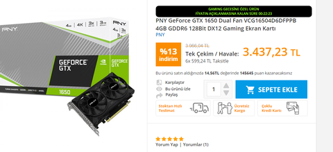 NVIDIA/AMD Ekran Kartı Stok Takibi [ANA KONU]