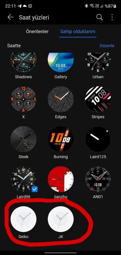 Huawei Watch GT / GT 2 /GT3 / Watch 3 Watch Face Tema Paylaşımı Ana Konu