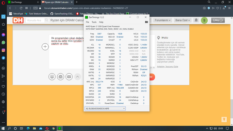 Ryzen için DRAM Calculator Kullanımı