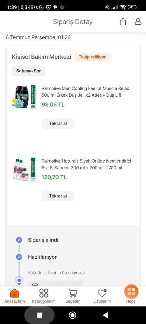 Hepsiburada Palmolive - Colgate - Hacı Şakir indirimleri