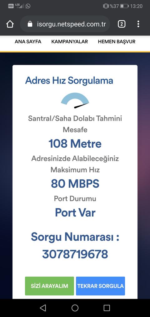 Türknet hızımda dalgalanma var! Hat değerlerim. SS