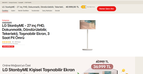 LG StanbyME- 27ART10AKPL & 27LX6TDGA | Ana Konu