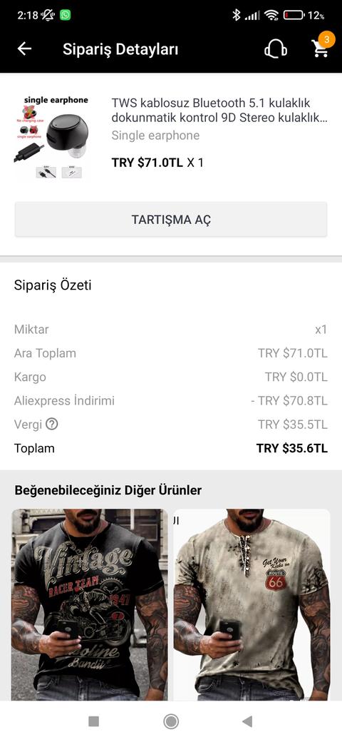 Aliexpress aldığım ürün dolar mı TL mi