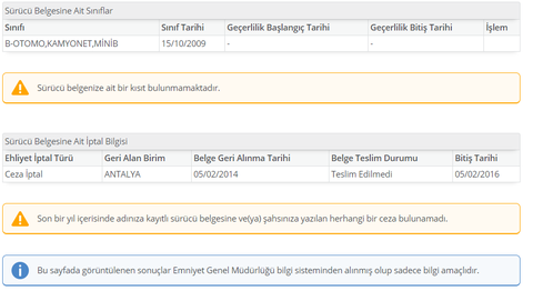 Alkolden Ehliyeti Kaptıranlar Bilgi Paylaşım Konusu