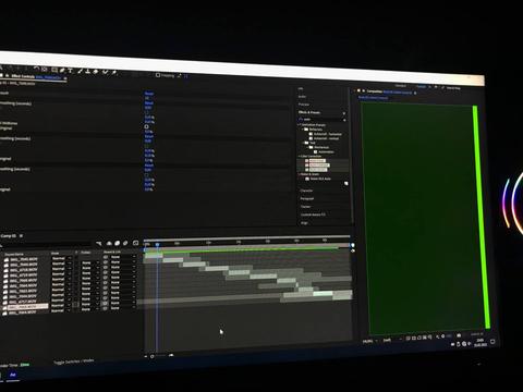 After Effects Yeşil Ekran ve Parazitlenme