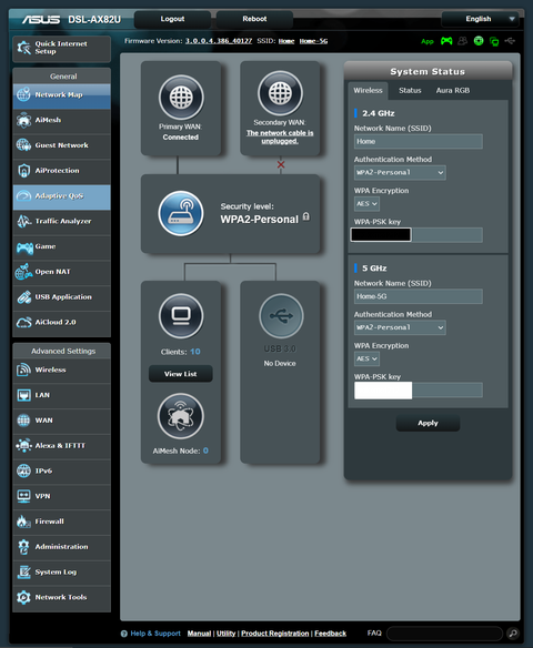 ASUS DSL-AC88U Modem ve Yönlendirici