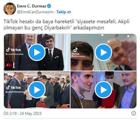 Babala'da Kılıçdaroğlu’nu suçlayıp “Hayatımda AK Parti'den içeri girmedim” demişti. Bakan Soylu