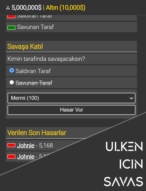 RivalStates | Web Tabanlı Strateji