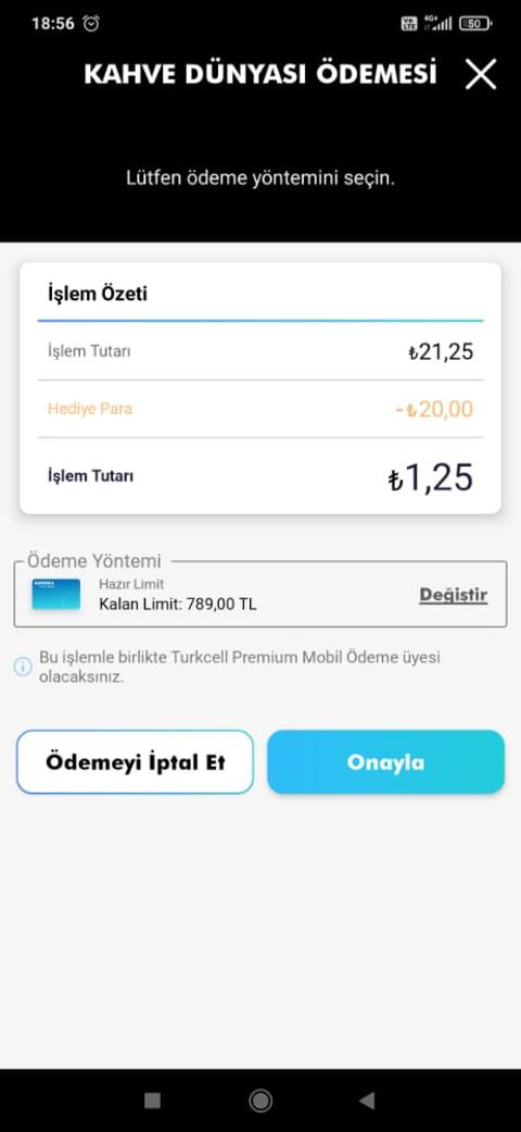 Paycell ile Kahve Dünyası harcamasına 10 TL ve 2.500 Puan hediye! Şubat