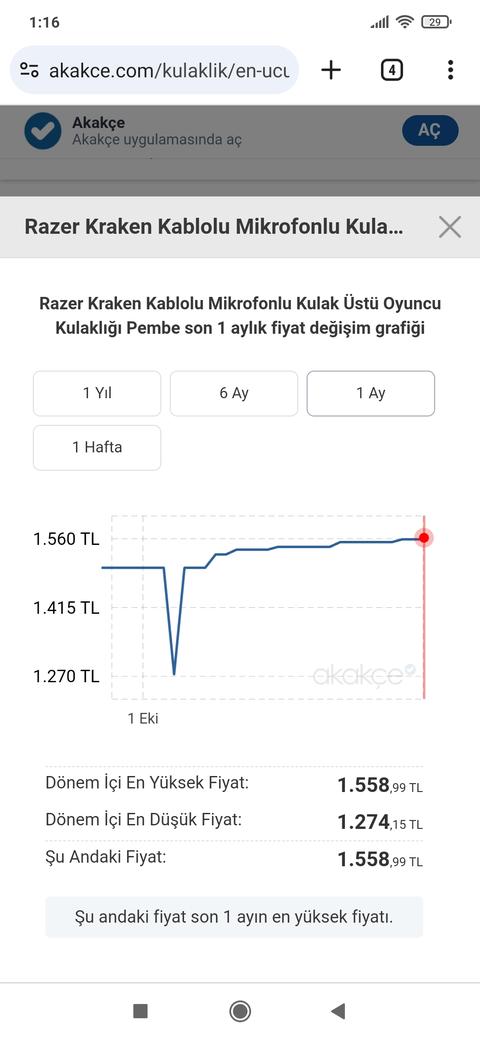 🔥Razer Kraken Quartz 7.1 Kulaklık 699TL! (Kaçıran Üzülebilir)