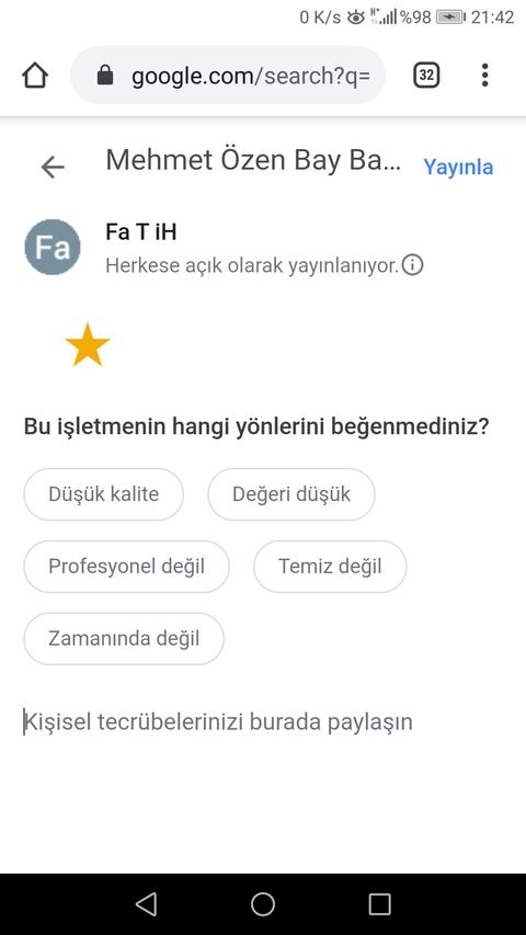 Google'da haritalarda yoruma resim nasıl ekleyebilirim?