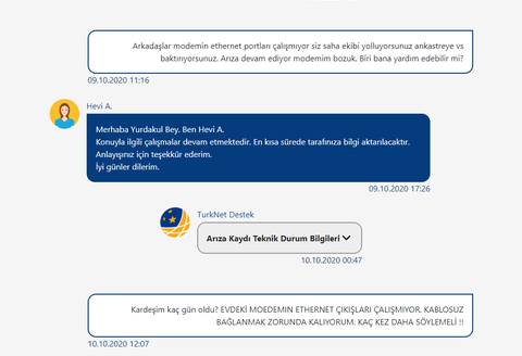 Millenicomdan Türknet Geçiş Hikayesi (100Mbit Fiber)