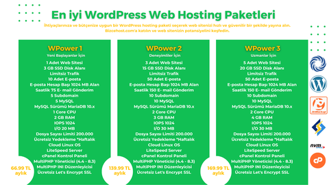 Wordpress Hosting - Yüksek Performanslı Wordpress Hosting ile Web Sitelerinizi Güçlendirin!