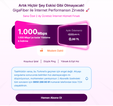 TurkNet Destek Burada