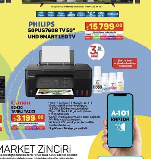 Canon G3430 Tanklı Yazıcı Ana Konu