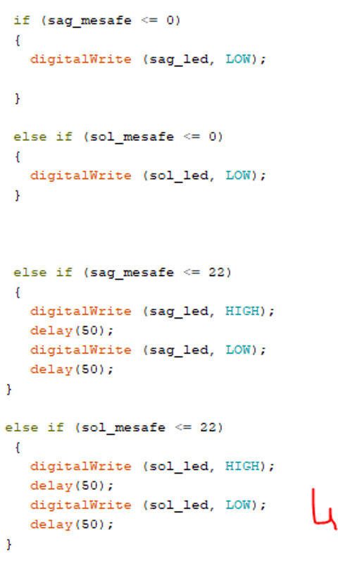 Arduino hakkında kod bölümünde yardımcı olabilir misiniz
