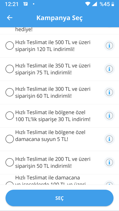 Bi su 300 tl ye 100 tl indirim var