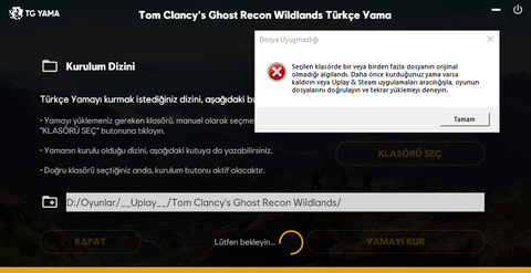 Tom Clancy's Ghost Recon Wildlands + Fallen Ghosts DLC Türkçe Yama