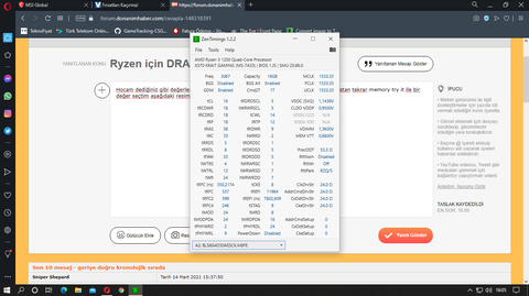 Ryzen için DRAM Calculator Kullanımı