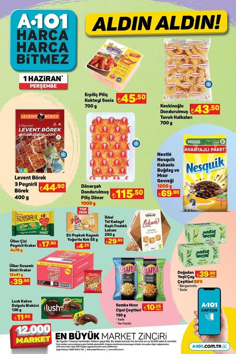 A101 1 Haziran 2023 Perşembe katalog