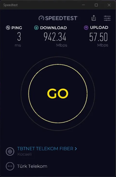 Fixnet Simetrik Metro Ethernet Noktadan Noktaya Genel İnceleme(Tracert, ping, speedtest vs)