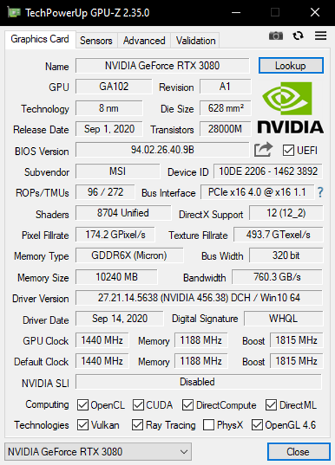 NVIDIA GeForce RTX 30 Serisi [Kullananlar Kulübü]